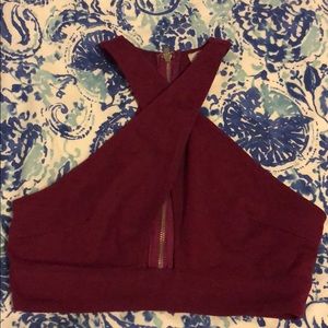 TOBI halter crop top (never worn)